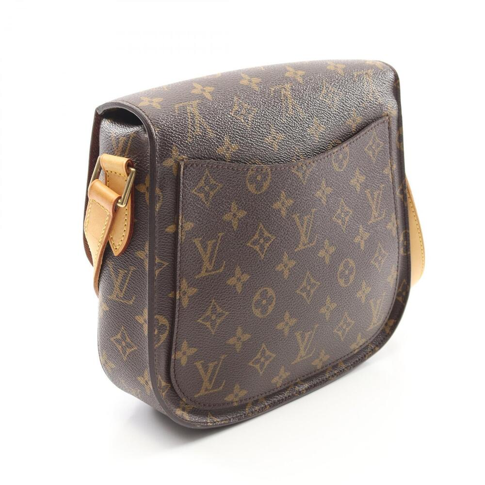 Louis Vuitton Bag Cloud Canvas Leather Brown Saint Monogram Shoulder